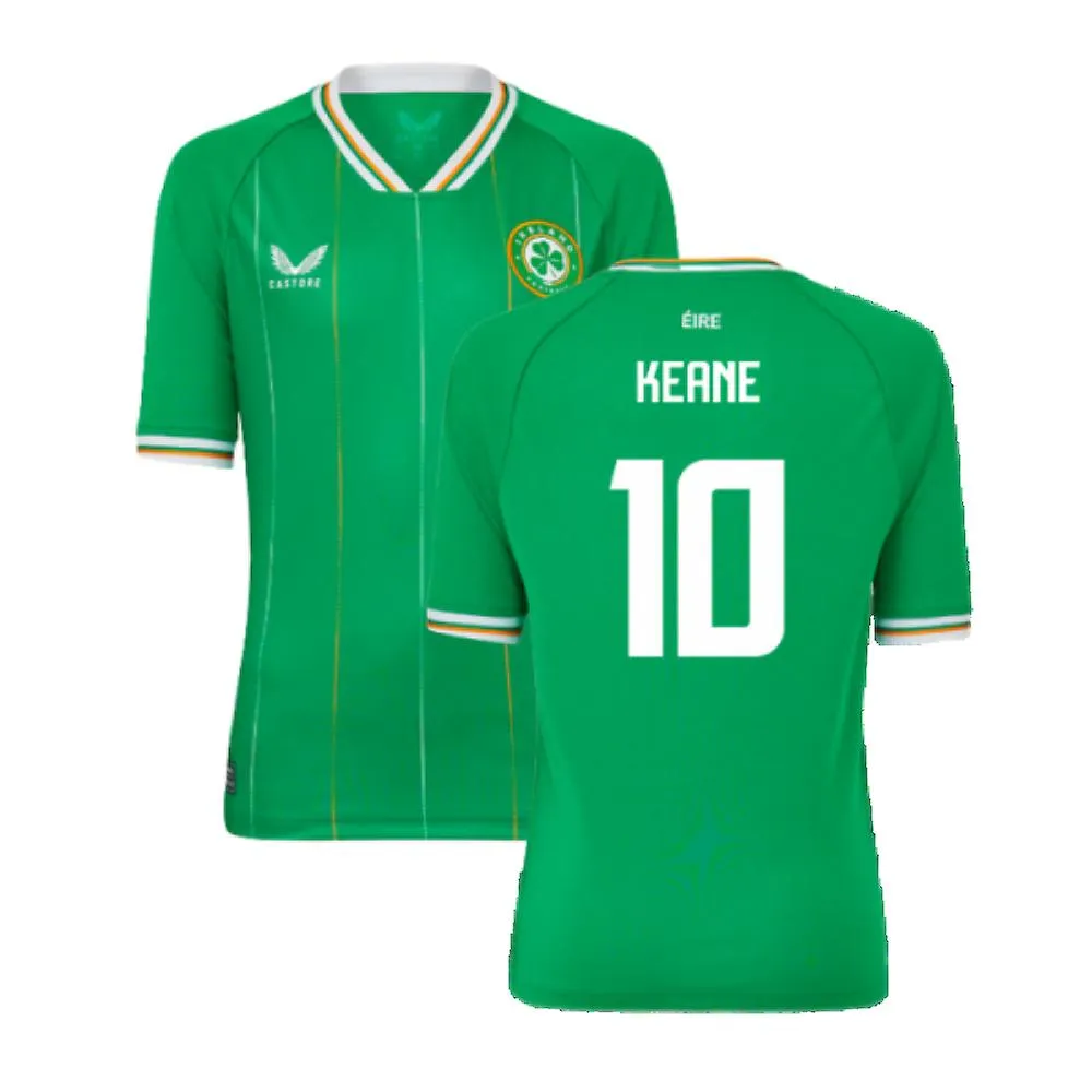 20232024 REPUBLIC OF IRELAND HOME SHIRT (KIDS) (KEANE 10)