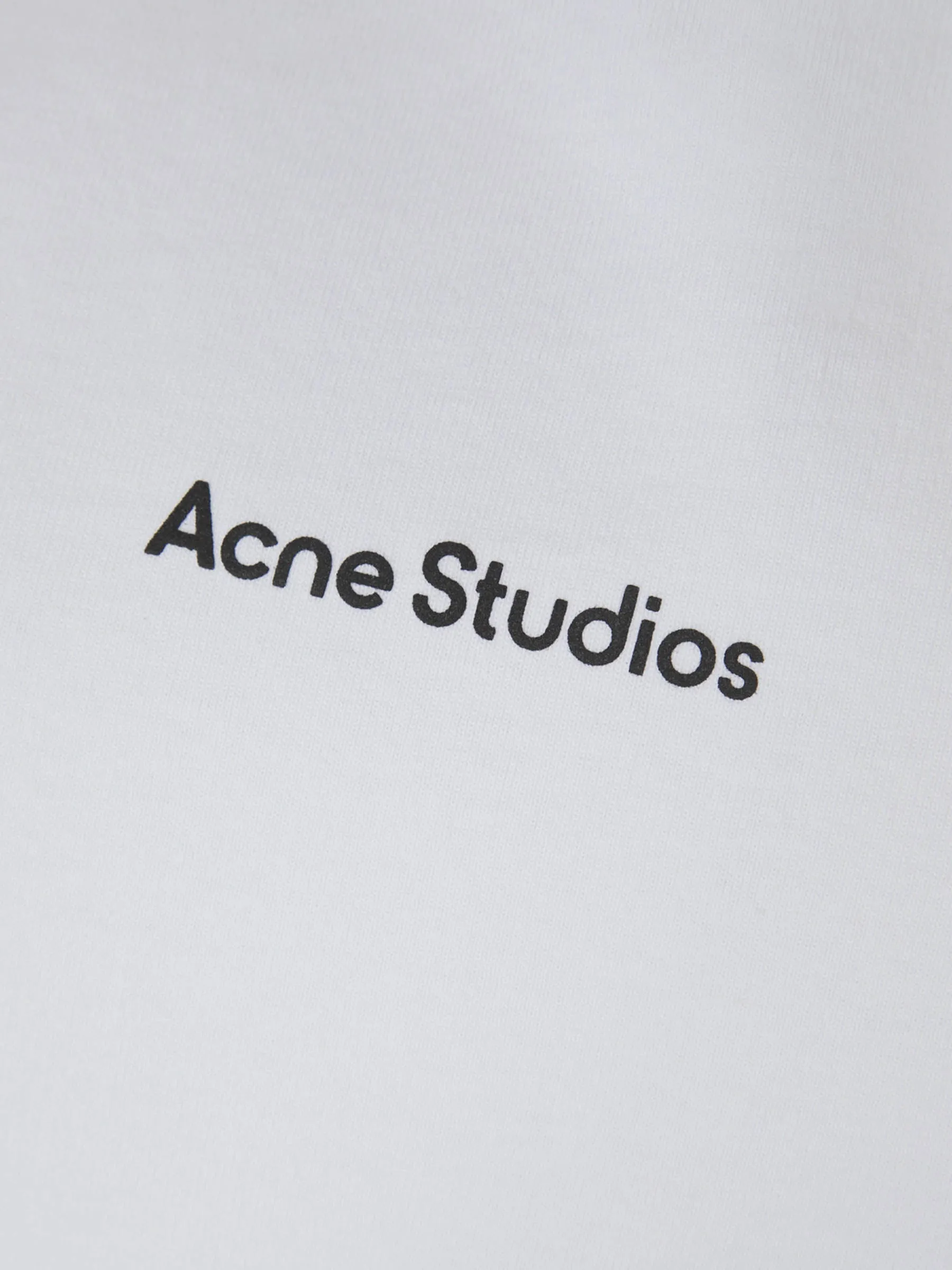 Acne Studios Camiseta Logo Algodón