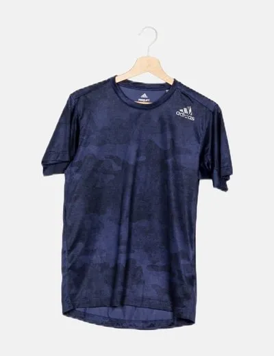 Adidas Camiseta deportiva azul