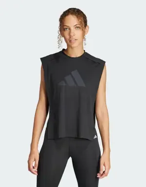 Adidas Camiseta sin mangas Power Performance Big Logo