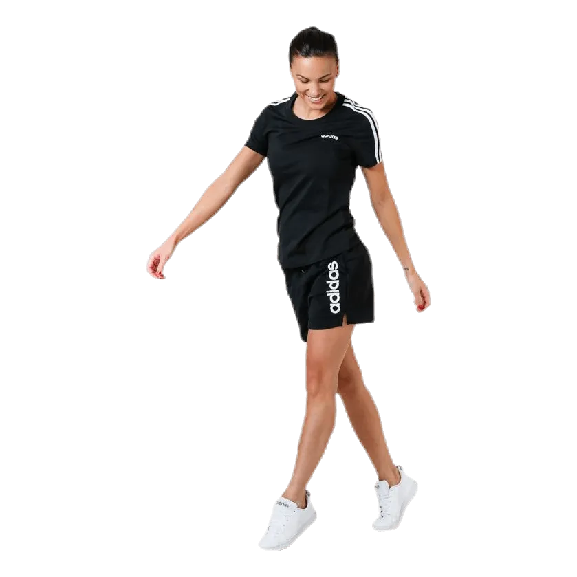 Adidas Essentials 3S Slim Tee Black / White
