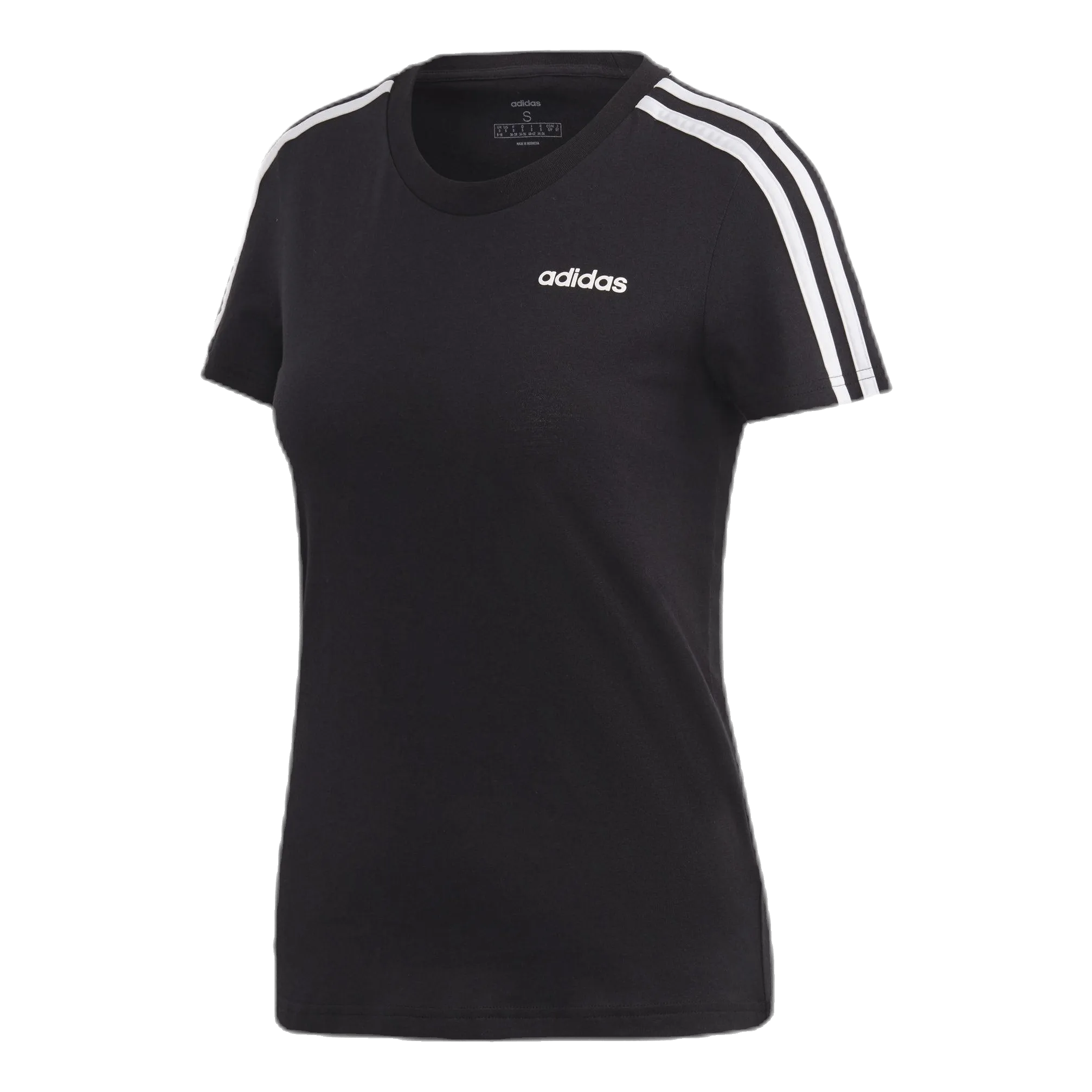 Adidas Essentials 3S Slim Tee Black / White