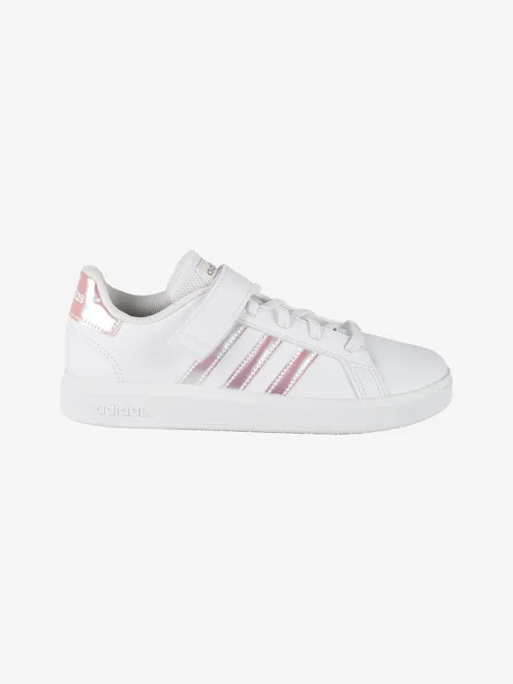 Adidas Grand Court 2.0 EL K Zapatillas niña con lágrima