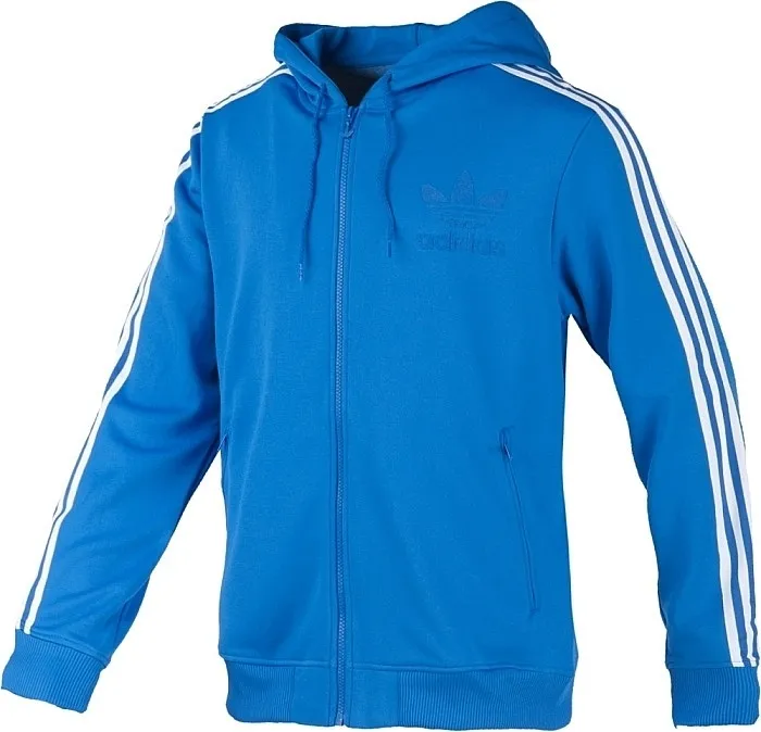 Adidas Original Chaqueta Flock Track Top (azul/blanco)