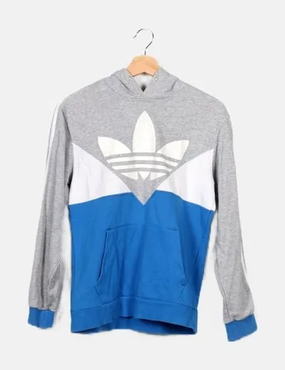 Adidas Sudadera gris básica