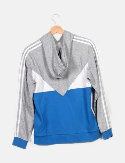 Adidas Sudadera gris básica