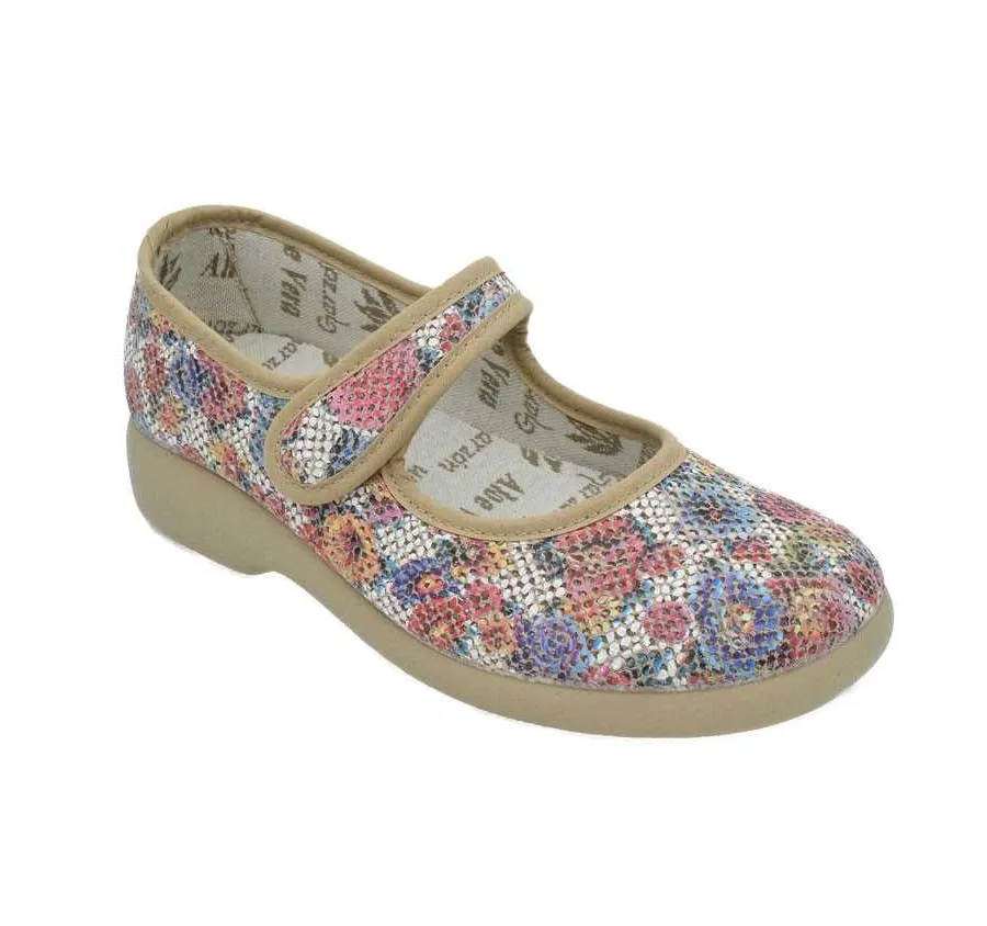 ANATÓMICA GARZÓN 3065 172 PLAYERA CALLE VELCRO ALOE VERA REJILLA JARDÍN BEIGE 24461