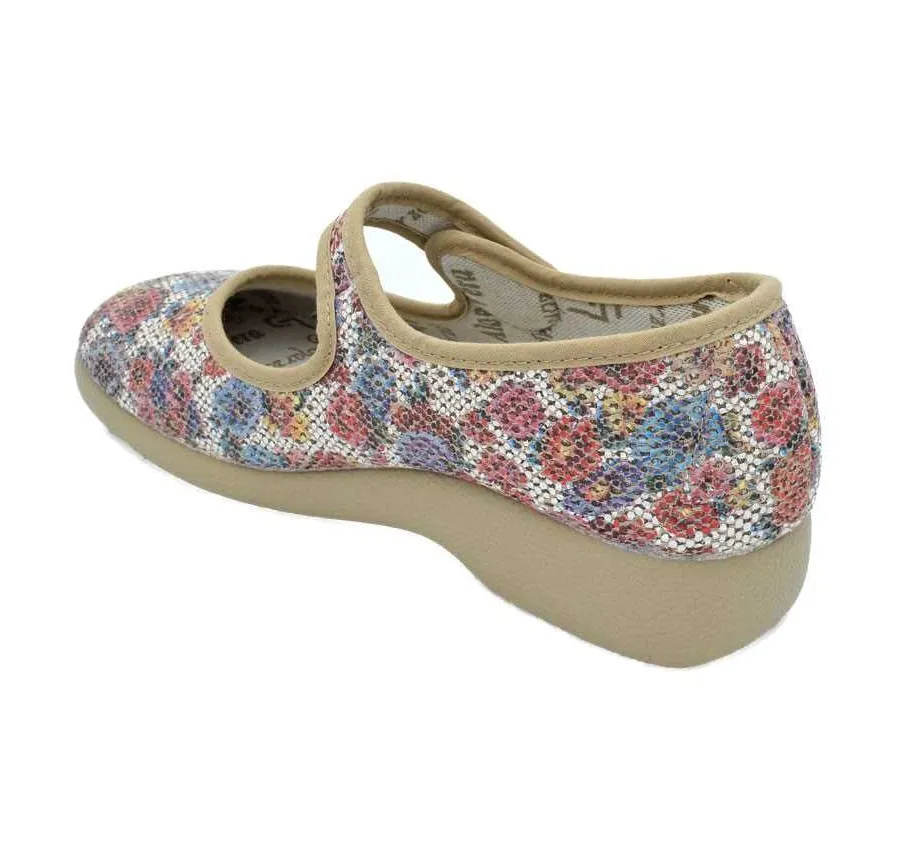 ANATÓMICA GARZÓN 3065 172 PLAYERA CALLE VELCRO ALOE VERA REJILLA JARDÍN BEIGE 24461