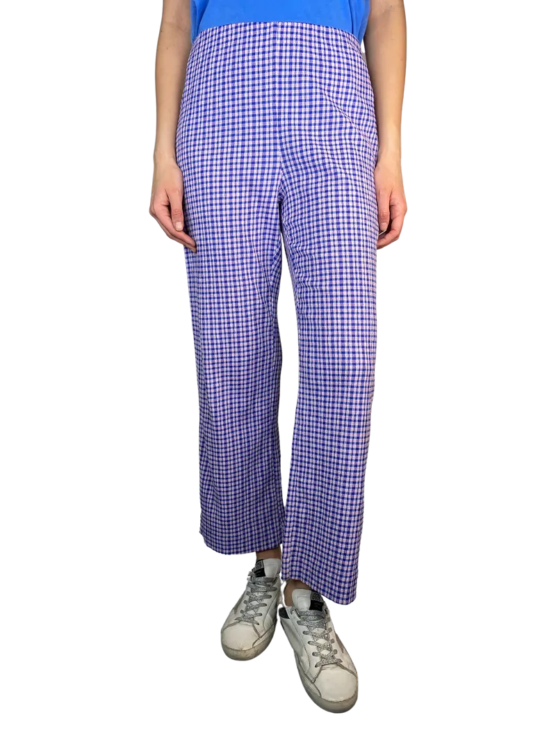 BIMBA Y LOLA Pantalón Fruncido Cuadrille