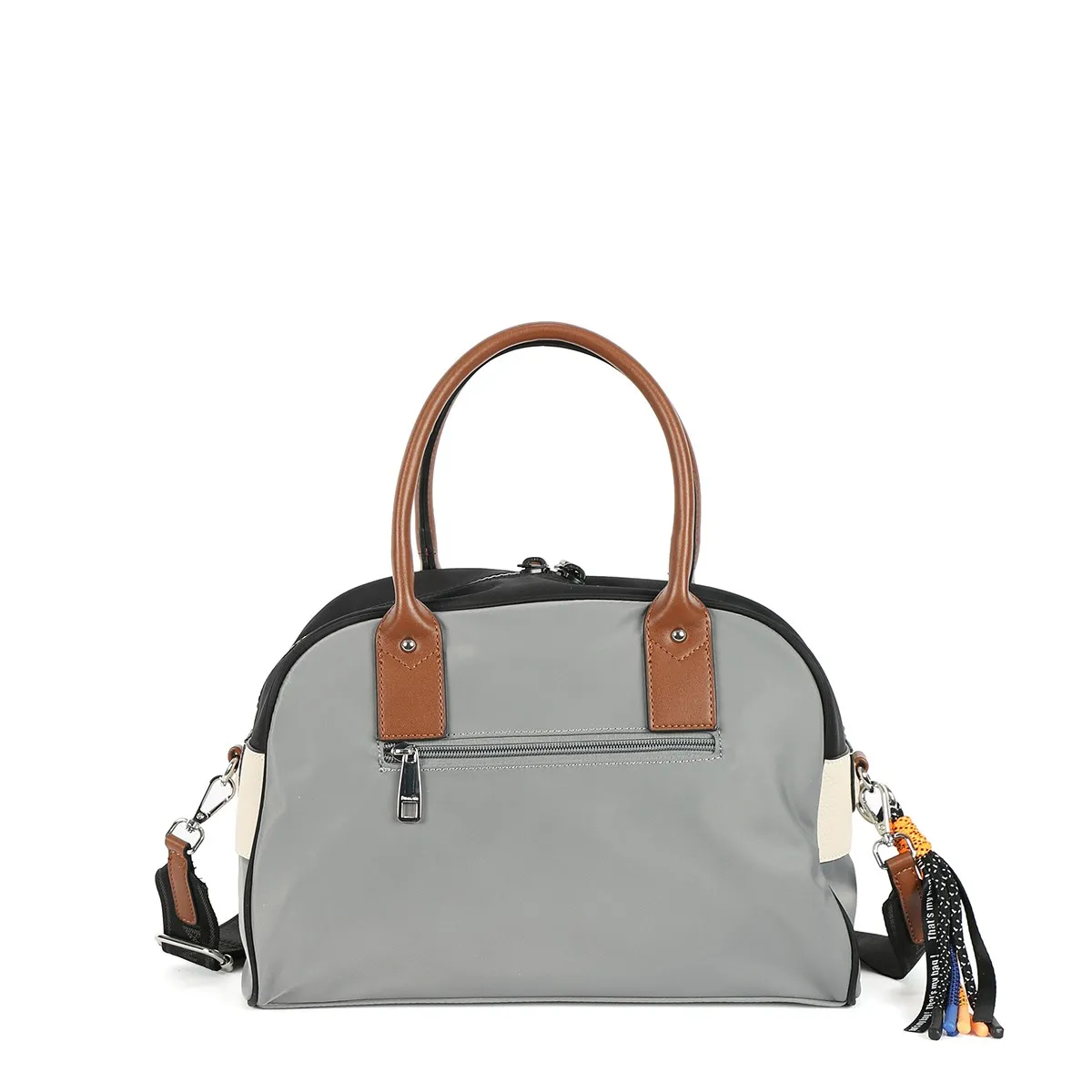 Bolso Binnari Bowling Clorina negro y marino Cnp19272