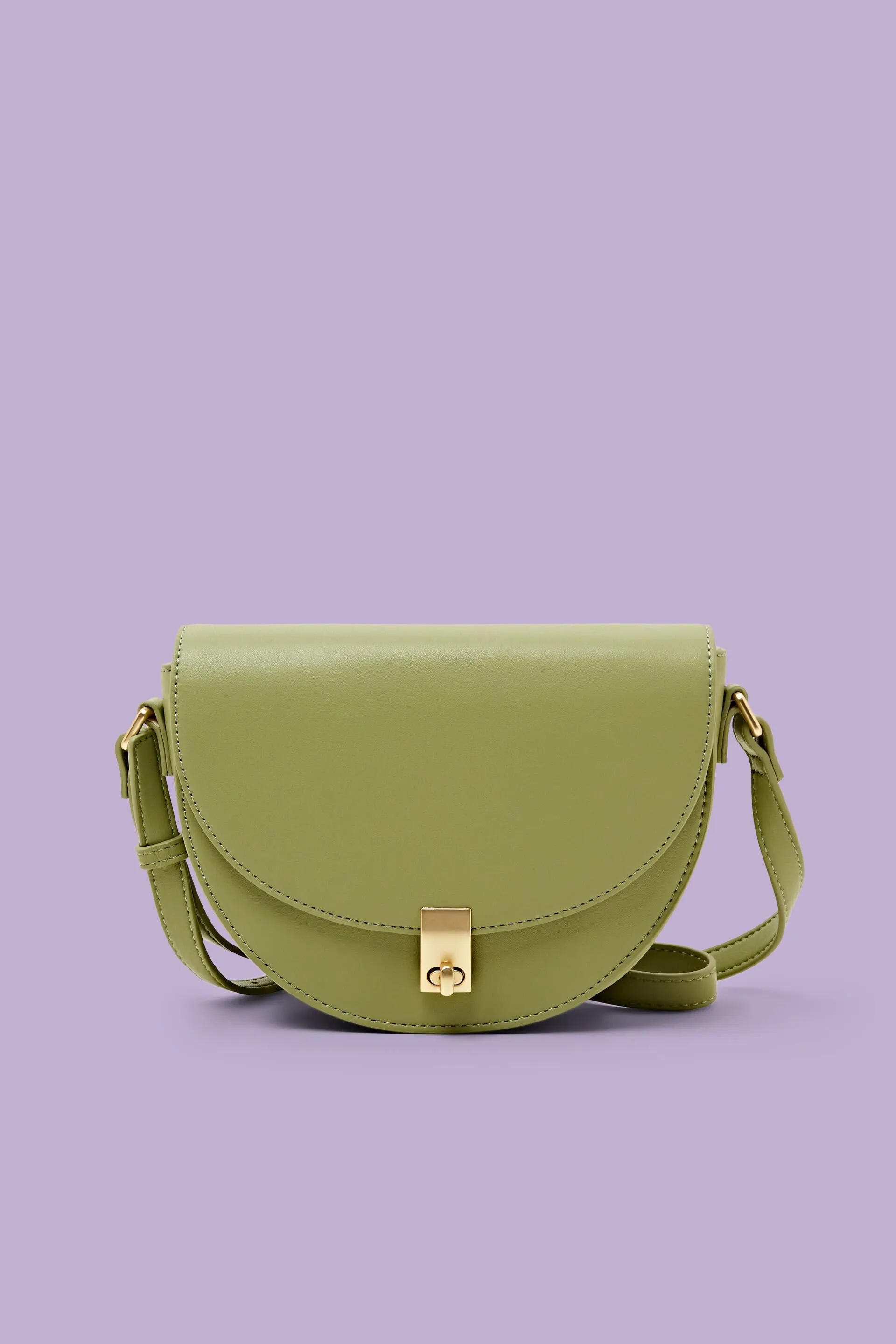 Bolso cruzado curvado