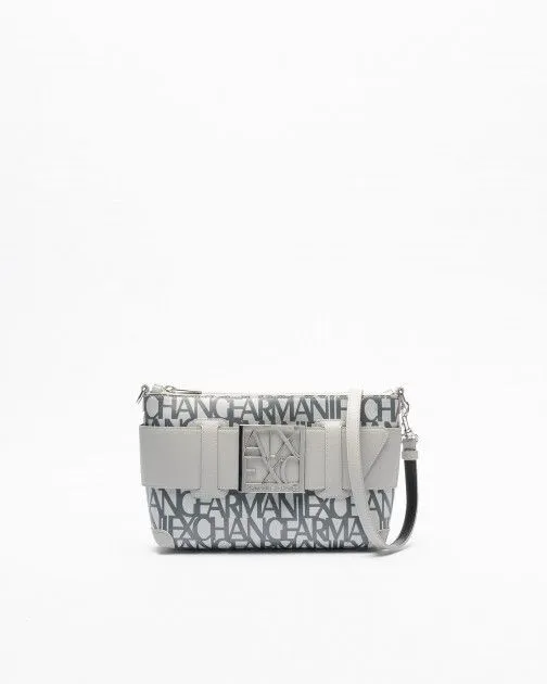 Bolso de hombro Armani Exchange 949128 3F742 Gris
