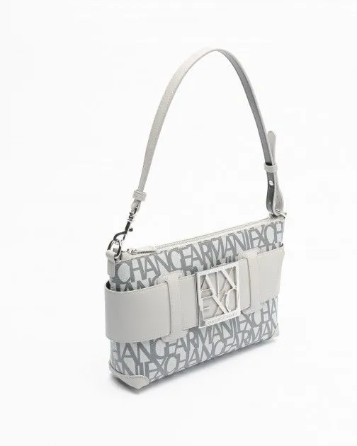 Bolso de hombro Armani Exchange 949128 3F742 Gris