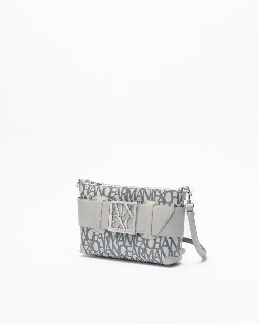 Bolso de hombro Armani Exchange 949128 3F742 Gris