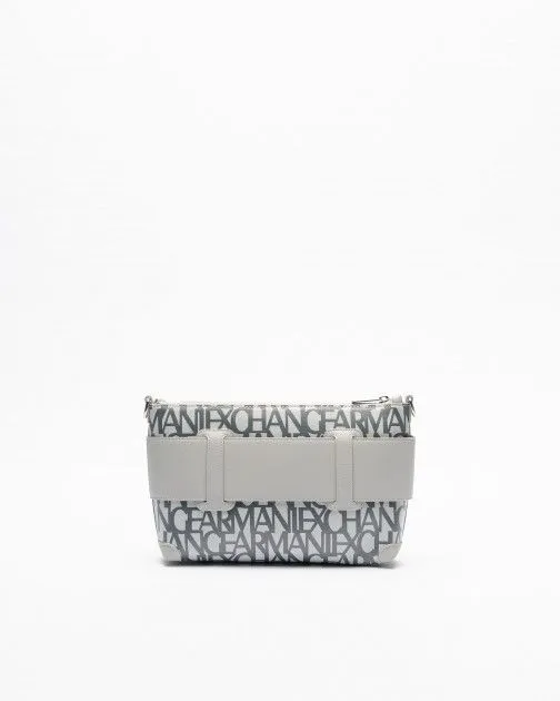 Bolso de hombro Armani Exchange 949128 3F742 Gris