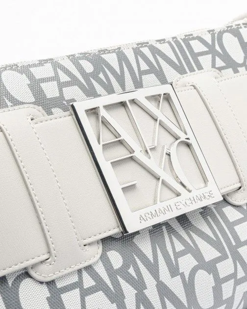 Bolso de hombro Armani Exchange 949128 3F742 Gris