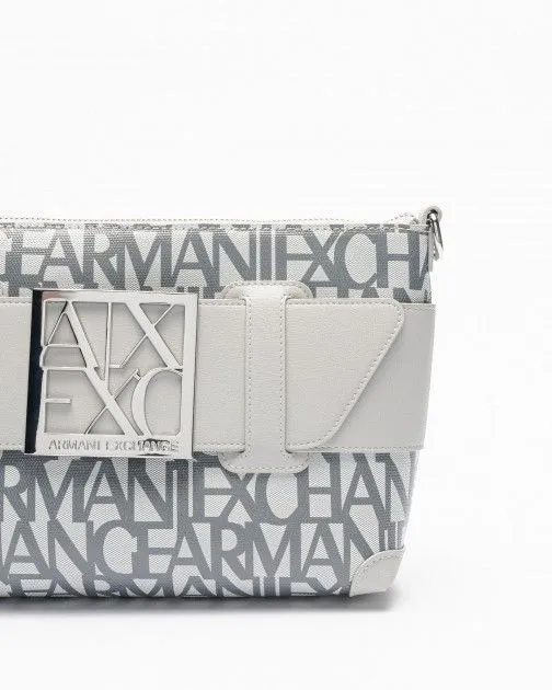Bolso de hombro Armani Exchange 949128 3F742 Gris