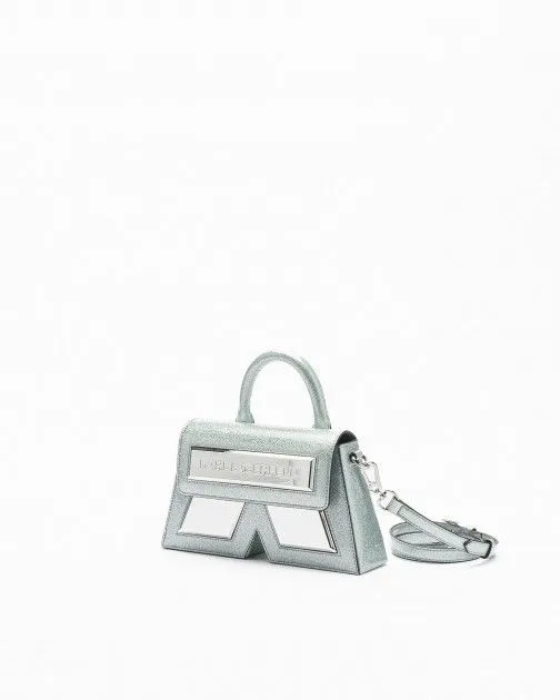Bolso de mano Karl Lagerfeld Icon K SP CB Glitter Azul