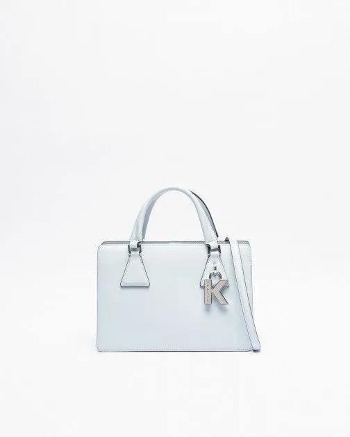 Bolso de mano Karl Lagerfeld K/Lock MD Tophandle Azul