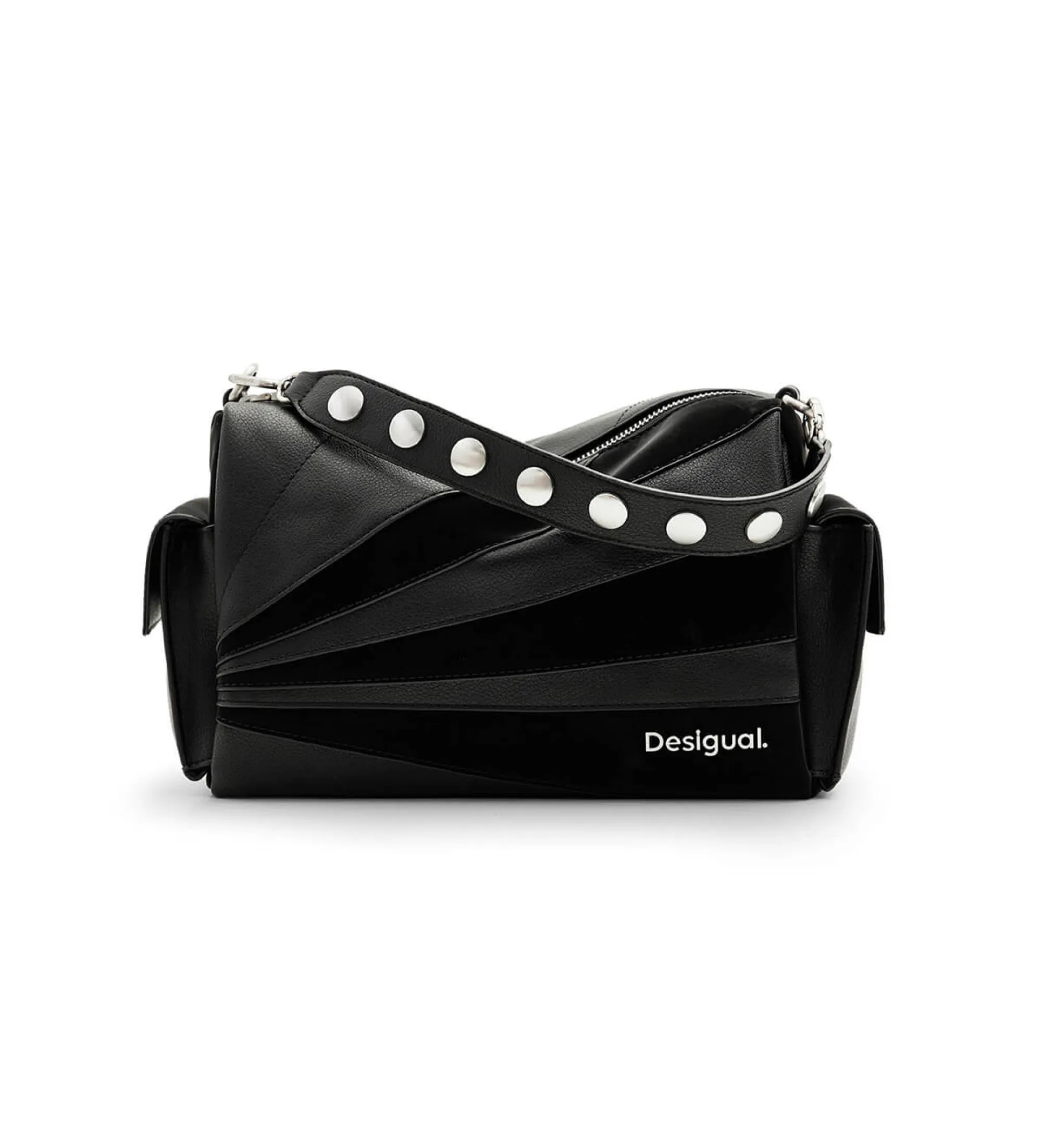 Bolso patch texturas negro