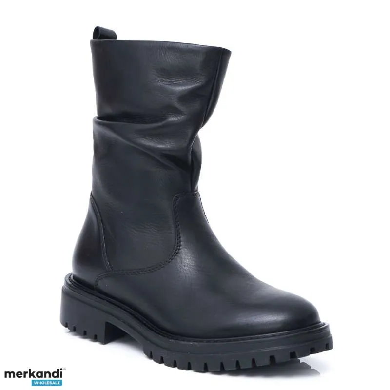 Botas y botines exclusivos de cuero genuino para mujer a granel, ideales para puntos de venta