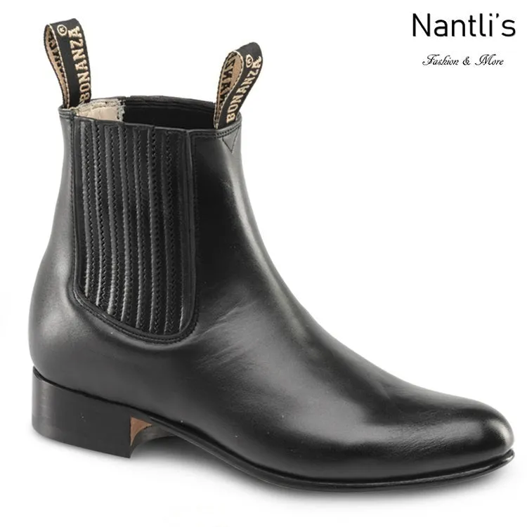 BOTINES DE CHARRO BA100 BLACK  CHARRO BOOTS