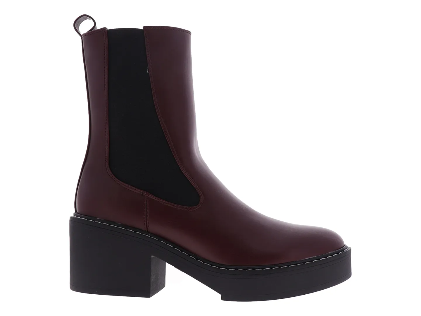 Botines Nine West Chelsea Vino Para Mujer
