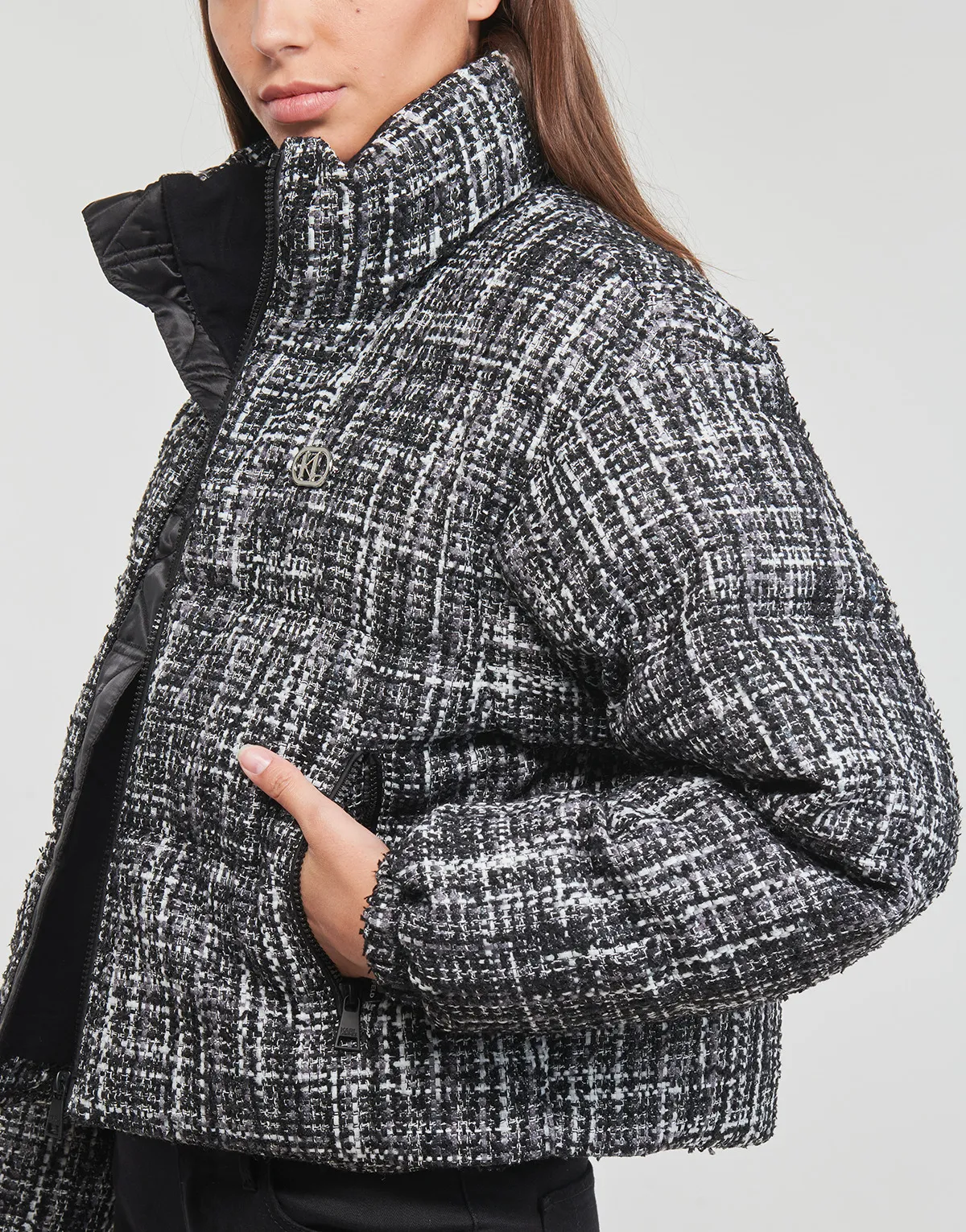 BOUCLE PUFFER JACKET