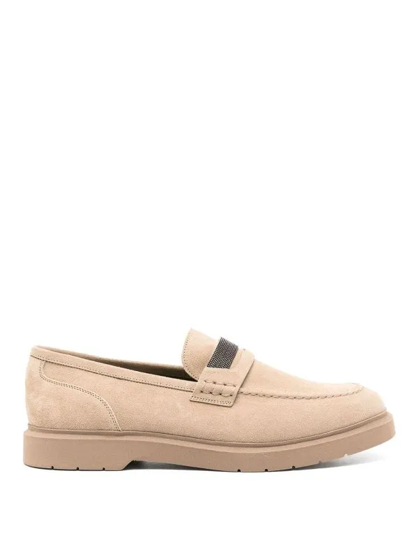 BRUNELLO CUCINELLI MOCASINES  BEIS