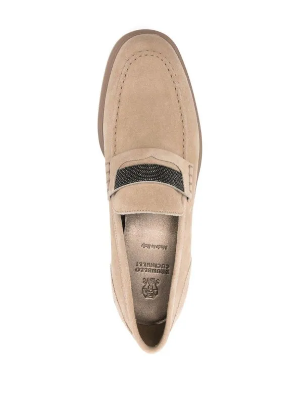 BRUNELLO CUCINELLI MOCASINES  BEIS