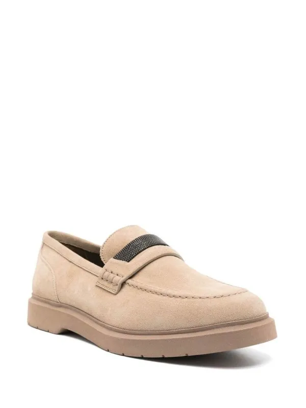 BRUNELLO CUCINELLI MOCASINES  BEIS