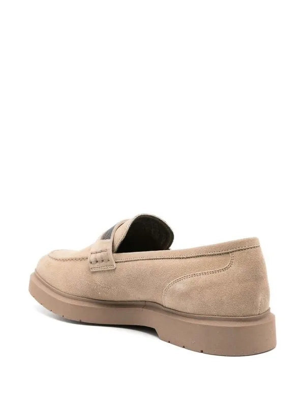 BRUNELLO CUCINELLI MOCASINES  BEIS