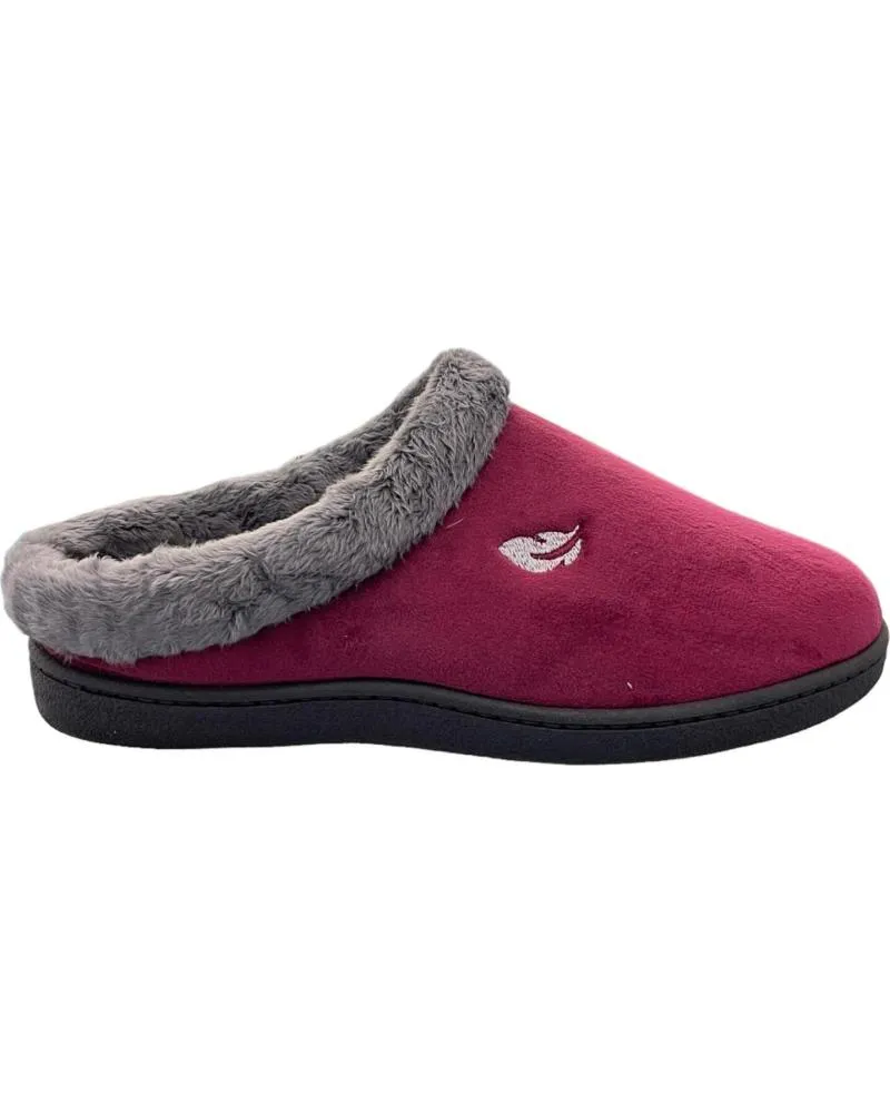 Calzado de casa PLUMAFLEX  de Mujer ZAPATILLAS DE CASA 12230 BURDEOS DESCALZA HOLLAND BORDADO PL  VARIOS COLORES