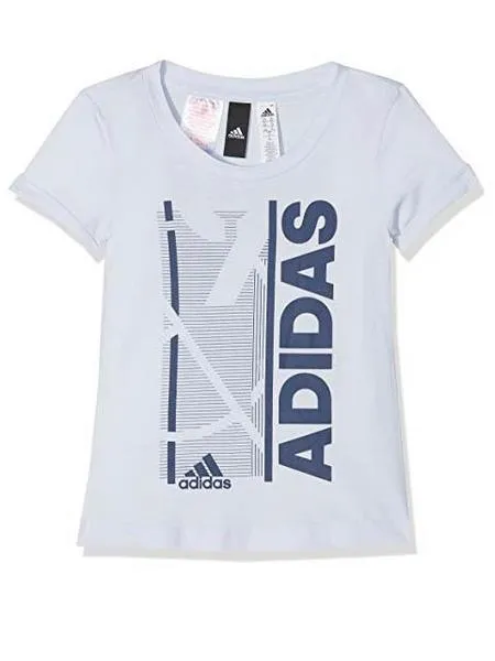 camiseta adidas azul niña
