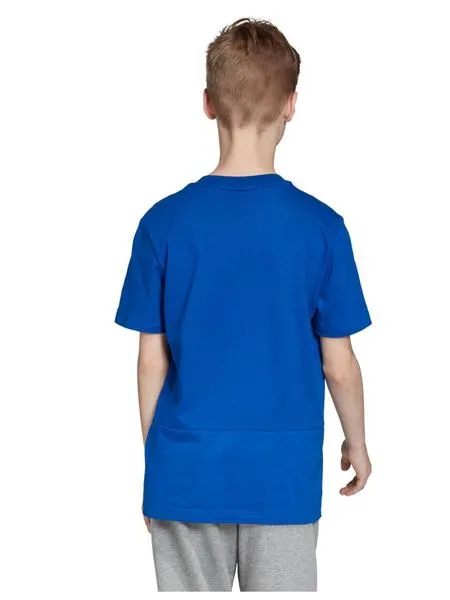 camiseta adidas azul niño