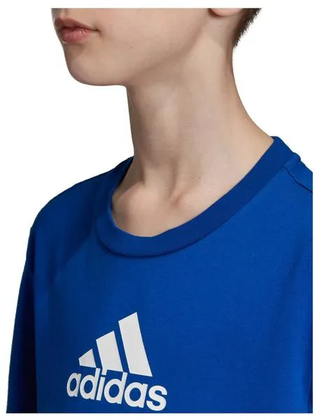 camiseta adidas azul niño