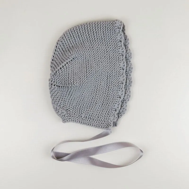 Capota de punto gris