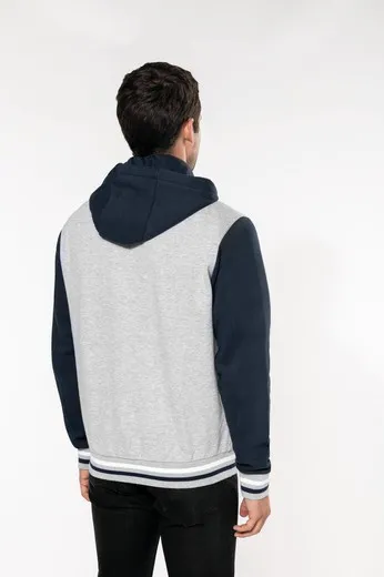 Cazadora Béisbol Con Capucha Unisex