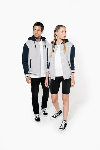 Cazadora Béisbol Con Capucha Unisex