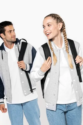Cazadora Béisbol Con Capucha Unisex