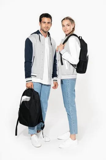Cazadora Béisbol Con Capucha Unisex