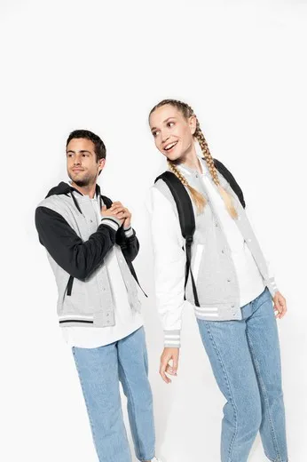 Cazadora Béisbol Con Capucha Unisex