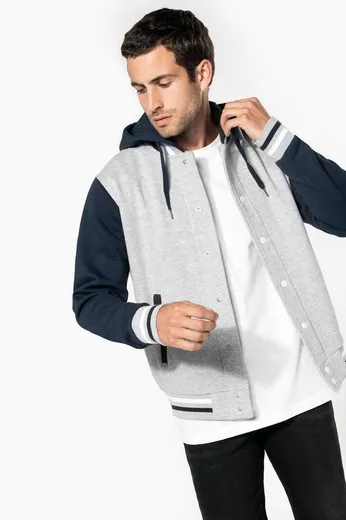 Cazadora Béisbol Con Capucha Unisex