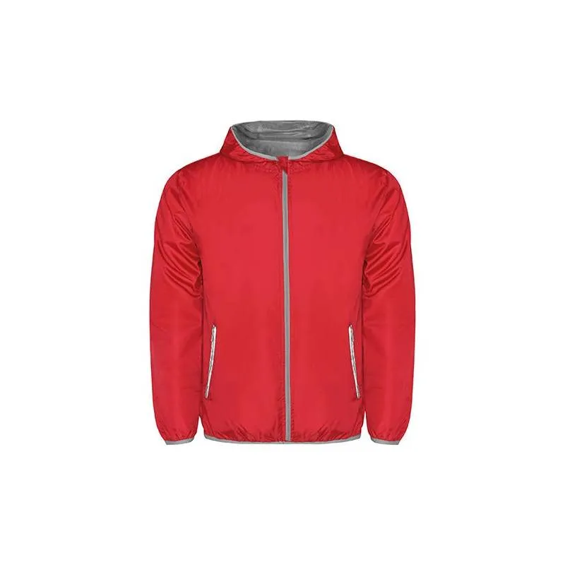 Chubasquero unisex con cremallera y capucha Angelo