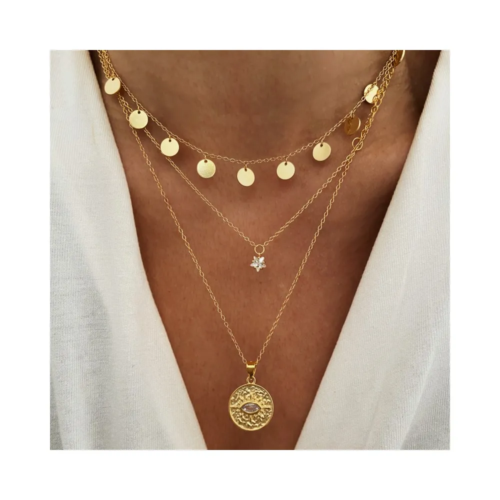 Collar Maya Eye Circonita