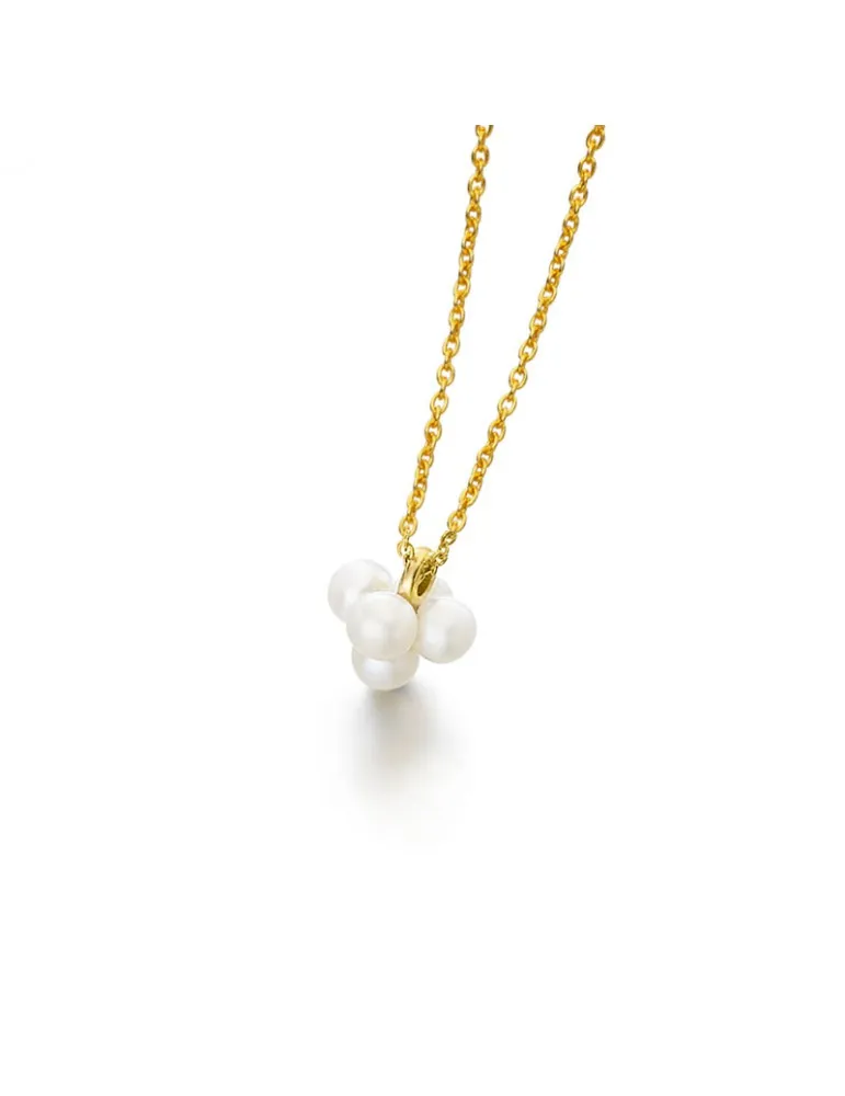 Collar Oro 18k Perlas Mujer Lecarre GD116OA