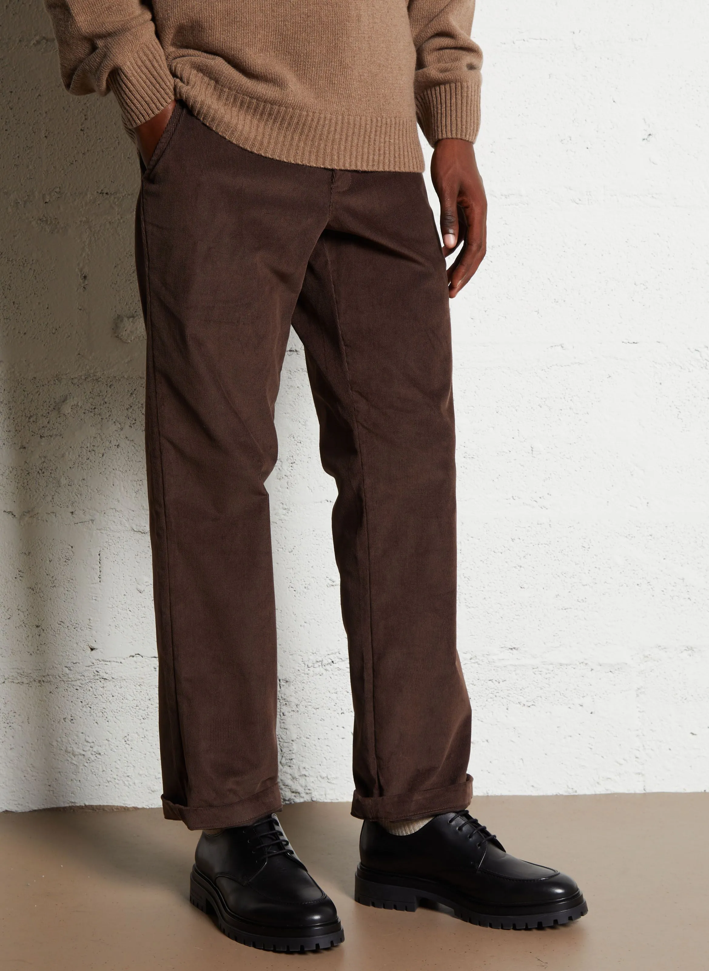 DICKIES CORDUROY  PANTALóN DE ALGODóN MEZCLADO RECTO EN MARRON