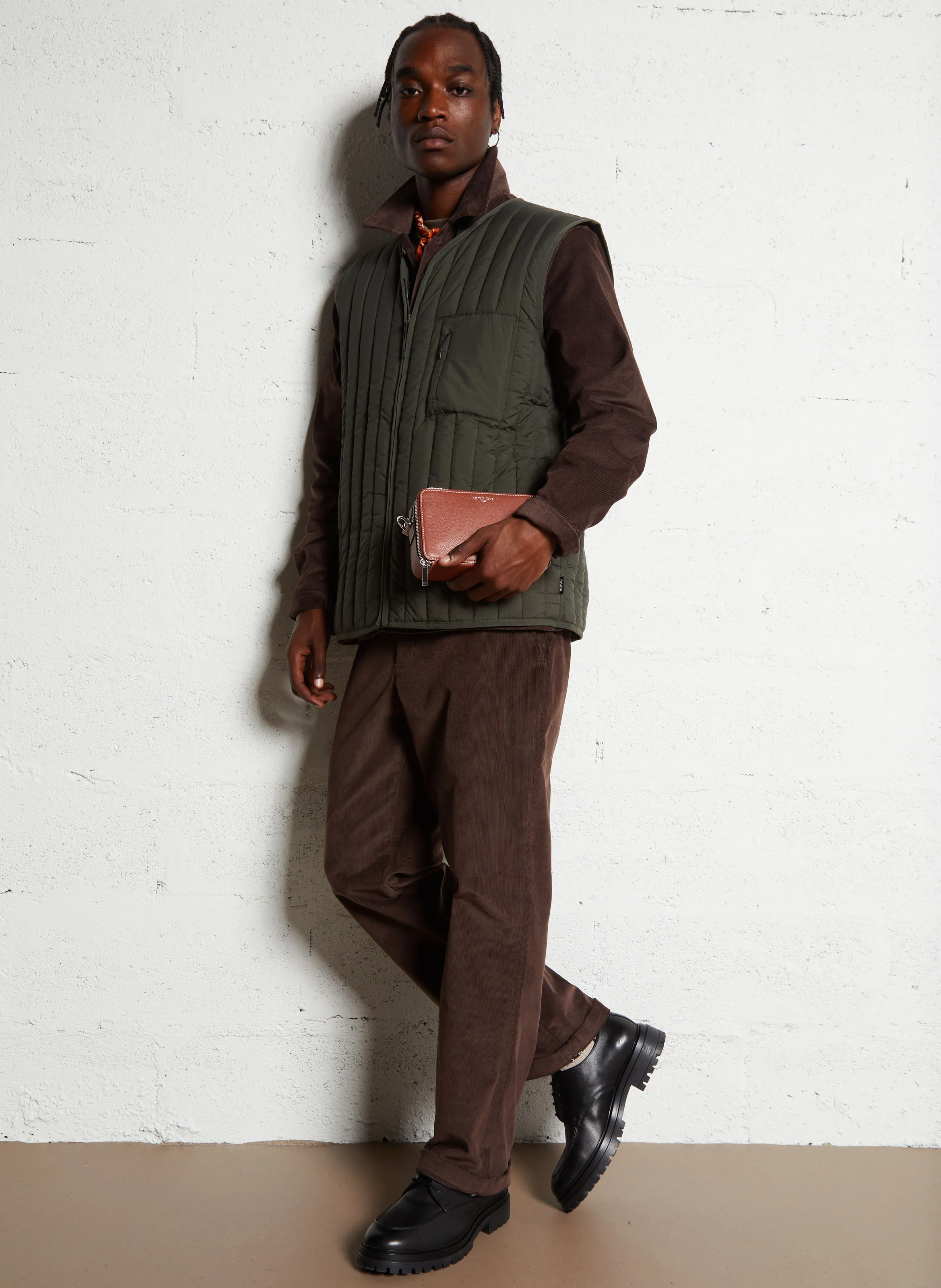 DICKIES CORDUROY  PANTALóN DE ALGODóN MEZCLADO RECTO EN MARRON
