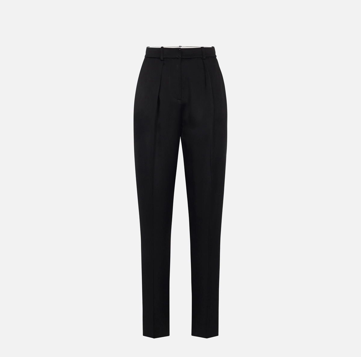 Elisabetta Franchi pantalón recto de satén con bandas de raso
