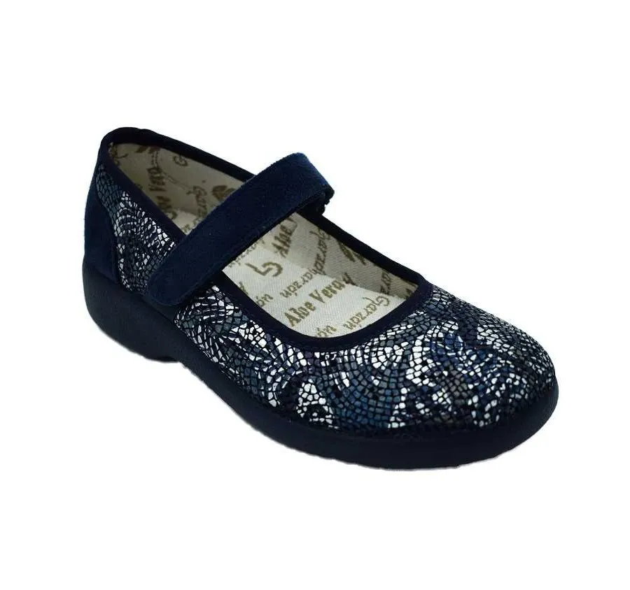 GARZÓN ANATÓMICA 3075.188 PLAYERA VELCRO ALOE VERA FANTASÍA HOJAS MARINO 25380